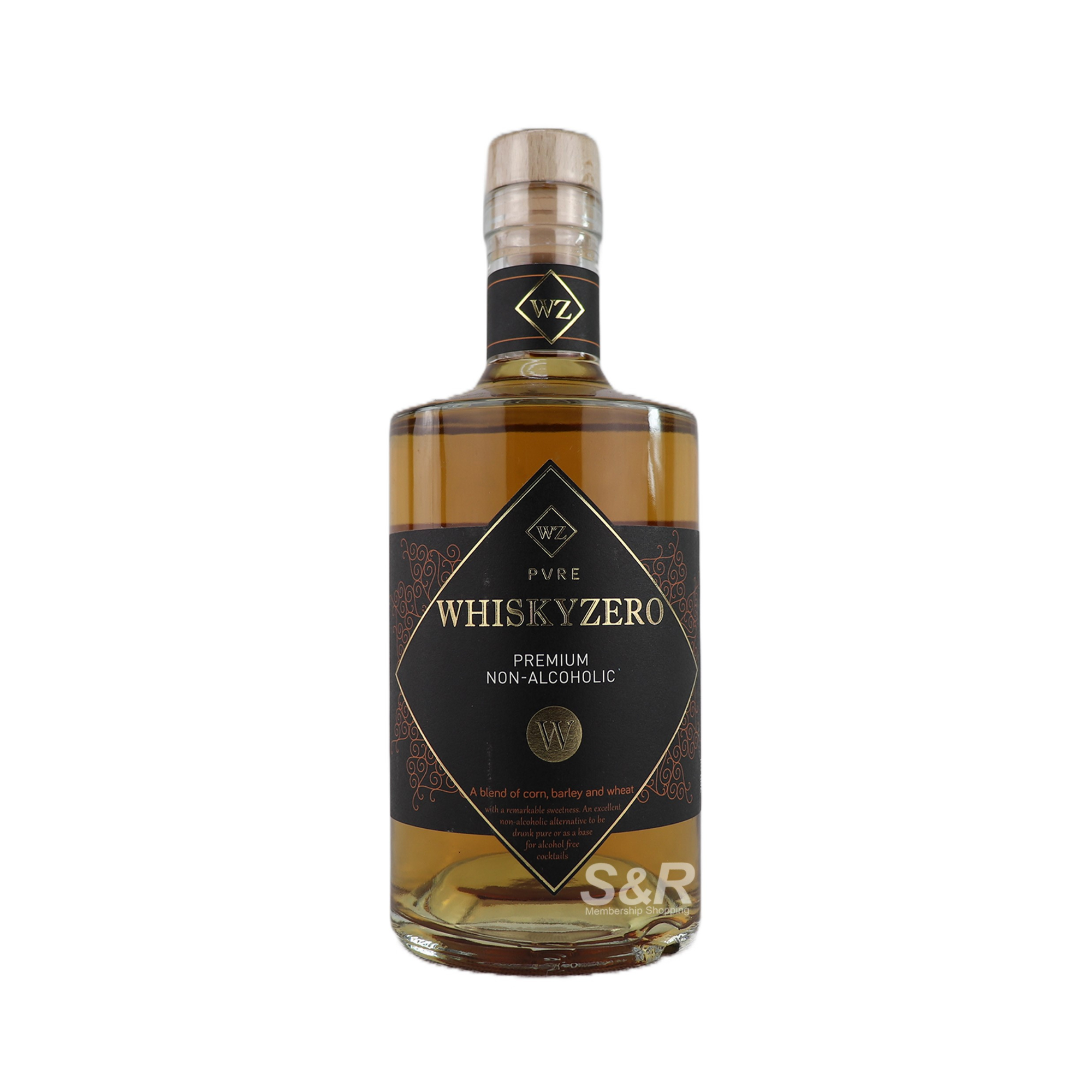 PVRE Whisky Zero Premium Non-Alcoholic Liquor 700mL